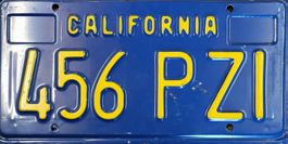 Orig. US Nummerschild California CLASSIC