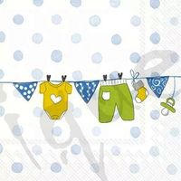 Serviette  baby is coming (1623b) 2Stk.