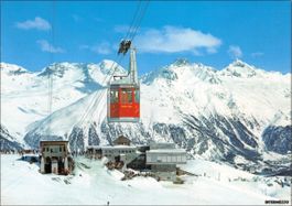 St. Moritz GR / 1980 Bergstation Corviglia Seilbahn Piz Nair