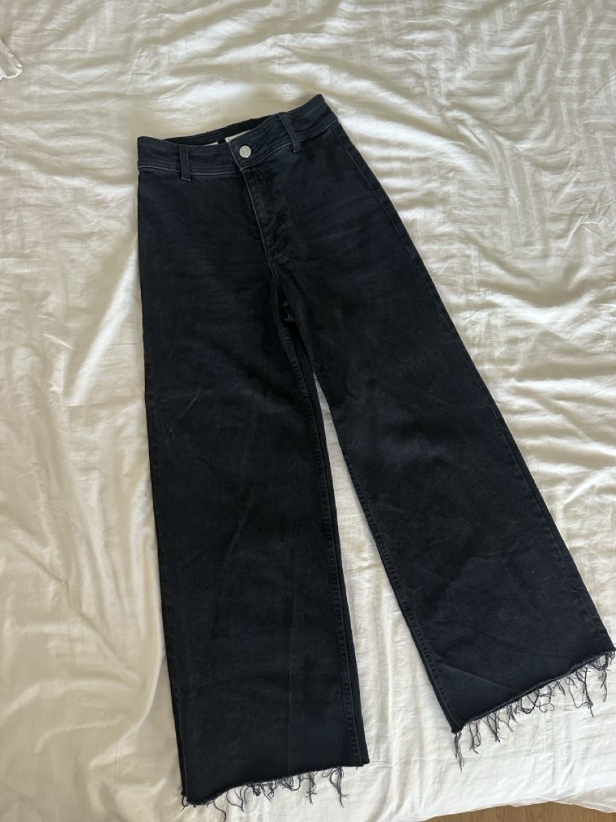 Annette Görtz Jeans: Mango Damen Jeans Wide Leg – Nuovo (secondo la descrizione) da Zürich venduto da pop_wv8q