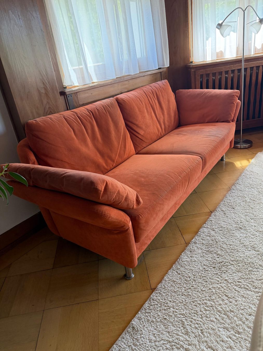 Intertime Divani: Zwei 2er-Sofas Intertime 9990 CIELO Alcantara – Usato da Obernau venduto da agaton 2