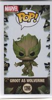 FUNKO POP! MARVEL 1396 GROOT AS WOLVERINE Bobblehead -