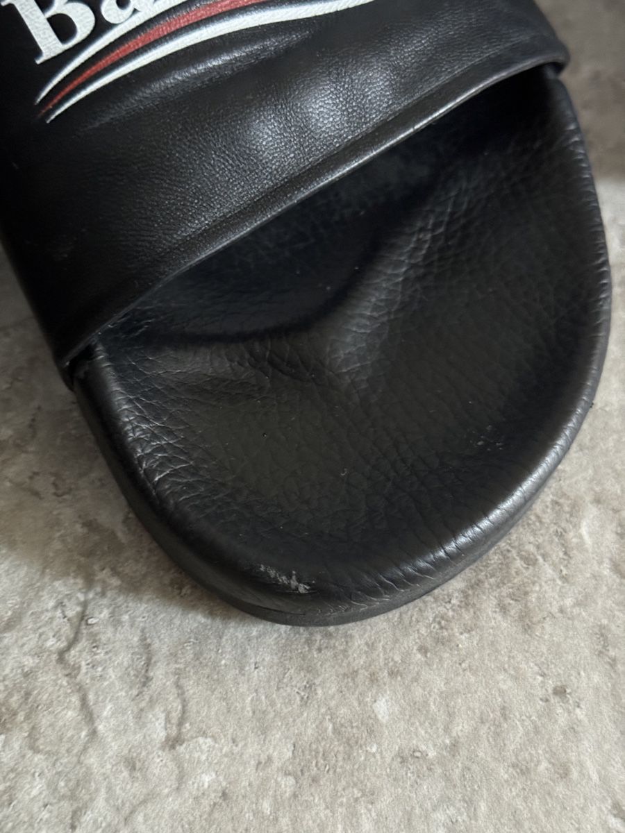 Balenciaga Scarpe da uomo: Balenciaga Leder slide – Usato da Aristau venduto da Evelinik 1