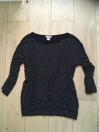 Schwarze Bluse,   H&M Gr. 36