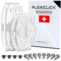 Plexiclick Rahmenloses Kennzeichenhalter MB Klick ähnlich