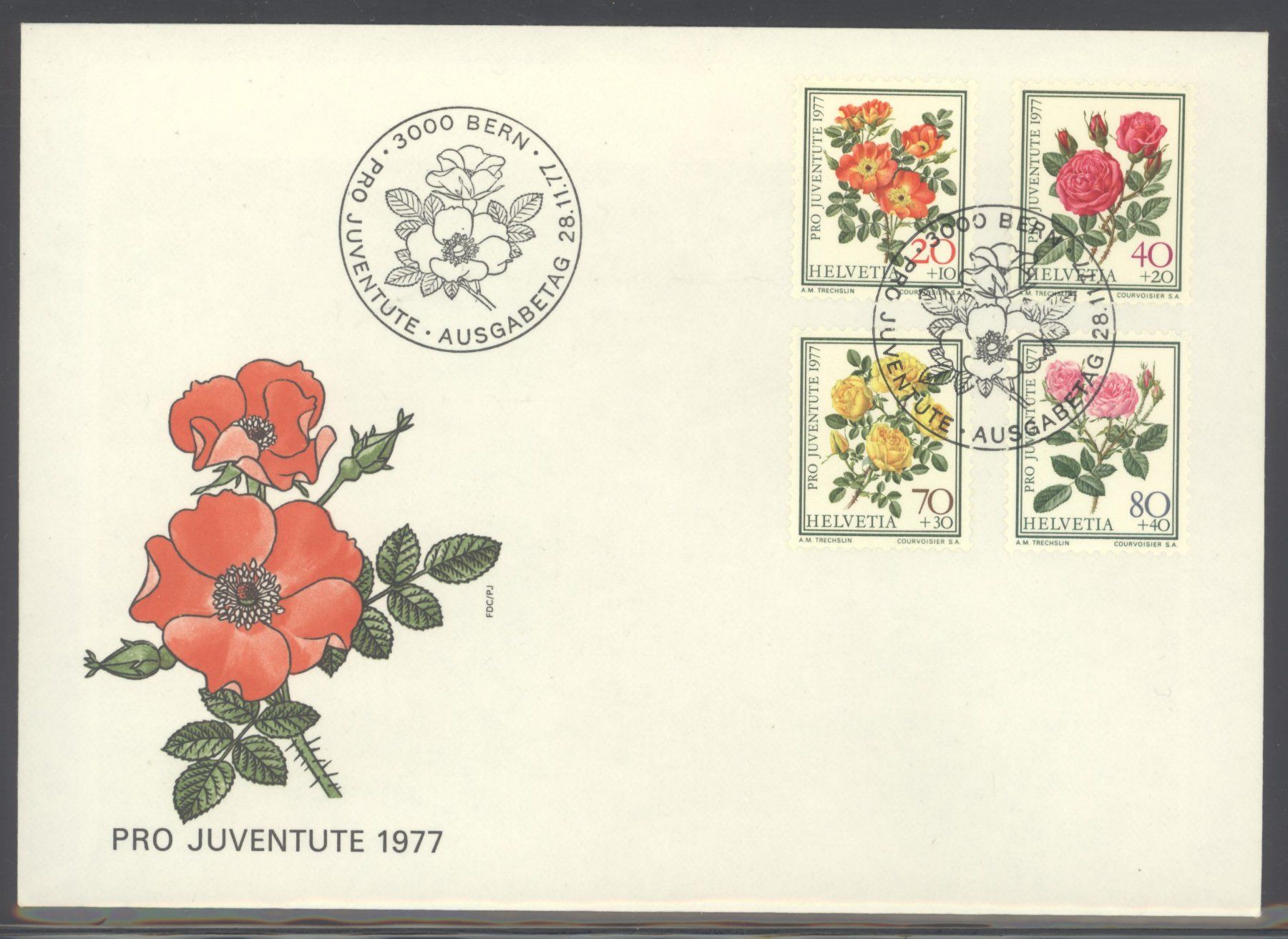 Tutti i francobolli: 1977, FDC, Pro Juventute – Usato da Willisau venduto da Vollstempel