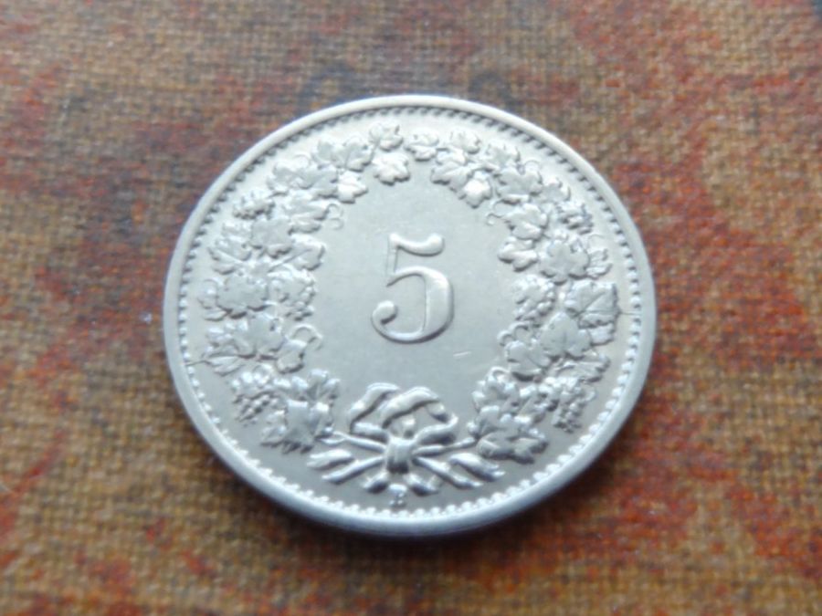 Tutti le monete: 5 Rp. 1932 – Usato da Romanel-sur-Lausanne venduto da Swift13 1