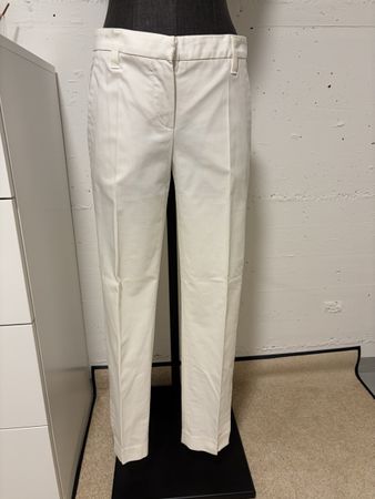 Brunello Cucinelli Hose weiss Grösse I 40 neuwertig