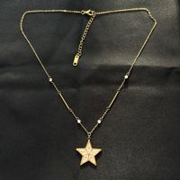 18KGP Goldene Stern Medaillon