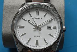 Casio New Original MTP-1302D-7A1 Herren Analog Edelstahl Uhr