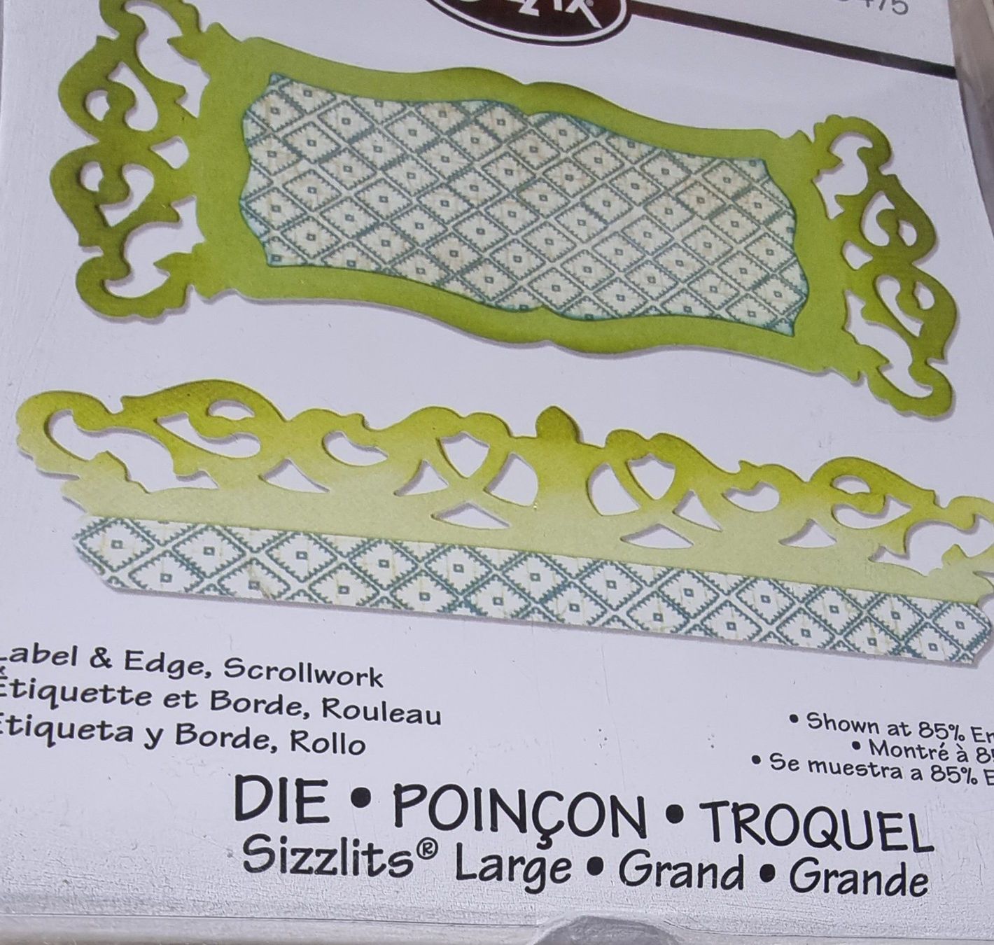 Sizzix Pochoirs: Sizzix Stanzschablone Sizzlits – Neuf avec emballage d'origine à hägglingen par tamayra 1