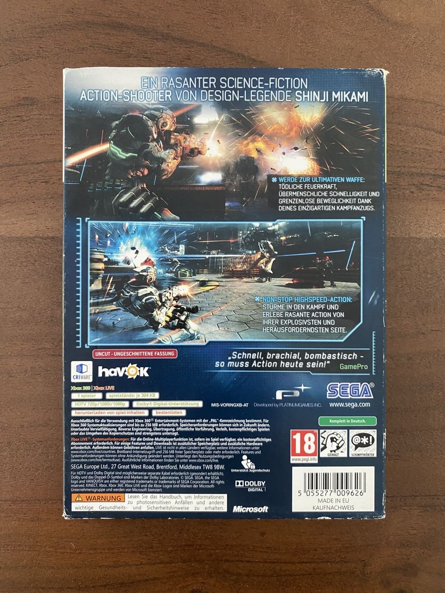 Microsoft Giochi: Vanquish für Xbox 360 – Usato da Thunstetten venduto da Virus_33 4