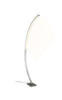 Designer Stehlampe, Bogenlampe, Top Zustand, Silber!
