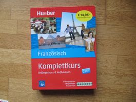 Hueber Französisch Selbstlernkurs mit 8 Audio CDs + Bücher