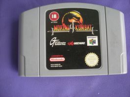 N -64  " Mortal Kombat 4 " Spiel selten für Sammler