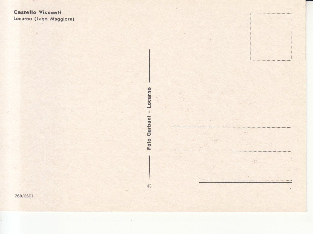 Cartoline postali: Locarno Visconti, ca. 1970 – Usato da Bürglen TG venduto da StampGraf 1