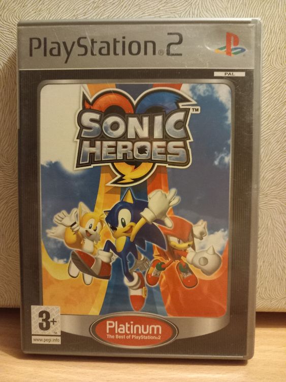 Jeu PS2 Sonic Heroes - édition platinum