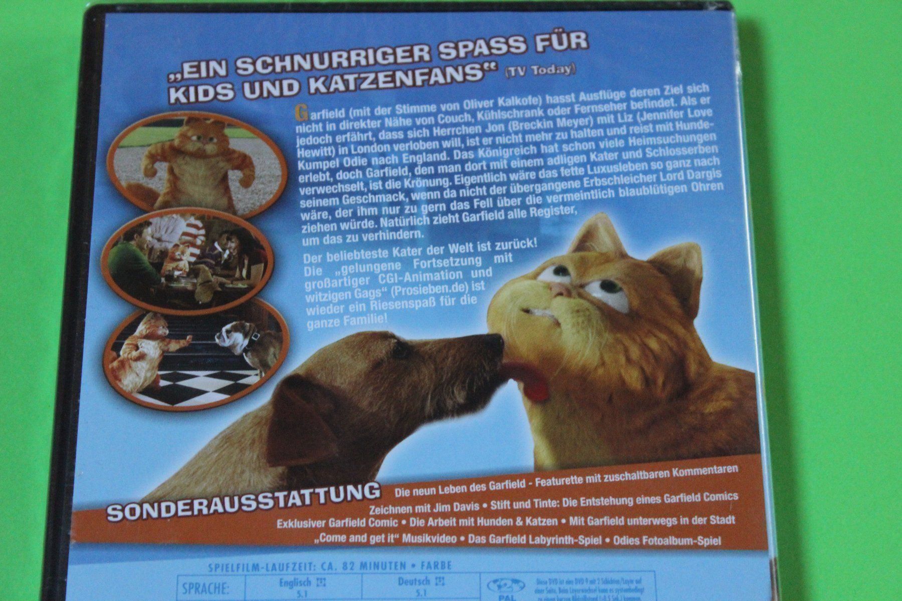 Tutti i DVDs: GARFIELD 2 (DVD) NEU+originalverpackt!!! – Nuovo e nell'imballaggio originale da Tübach venduto da JamesStone 4