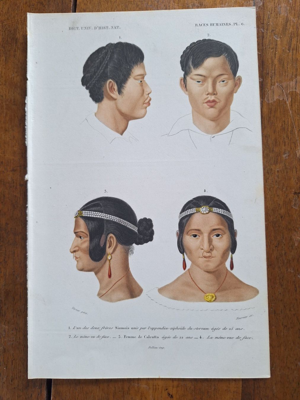 Xilografie: Types humains – Usato da Bevaix venduto da bohrap 1