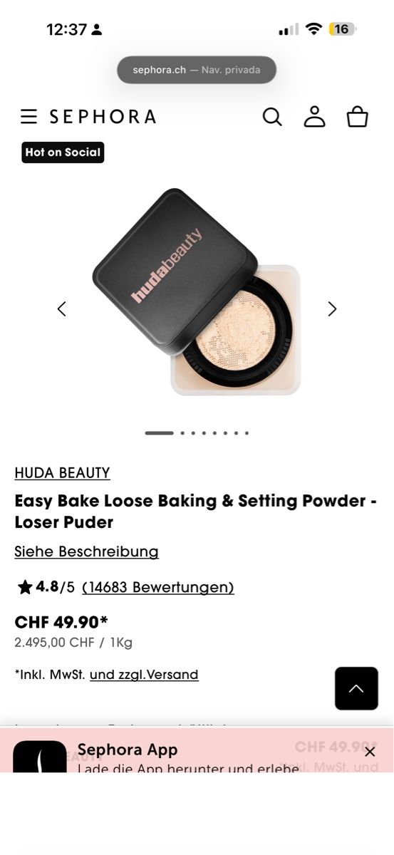 Make-up: Neu Easy Bake Hudabeauty – Nuovo (secondo la descrizione) da Wallisellen venduto da ale_277q 4