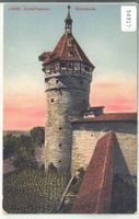Schaffhausen - Munotturm - Litho