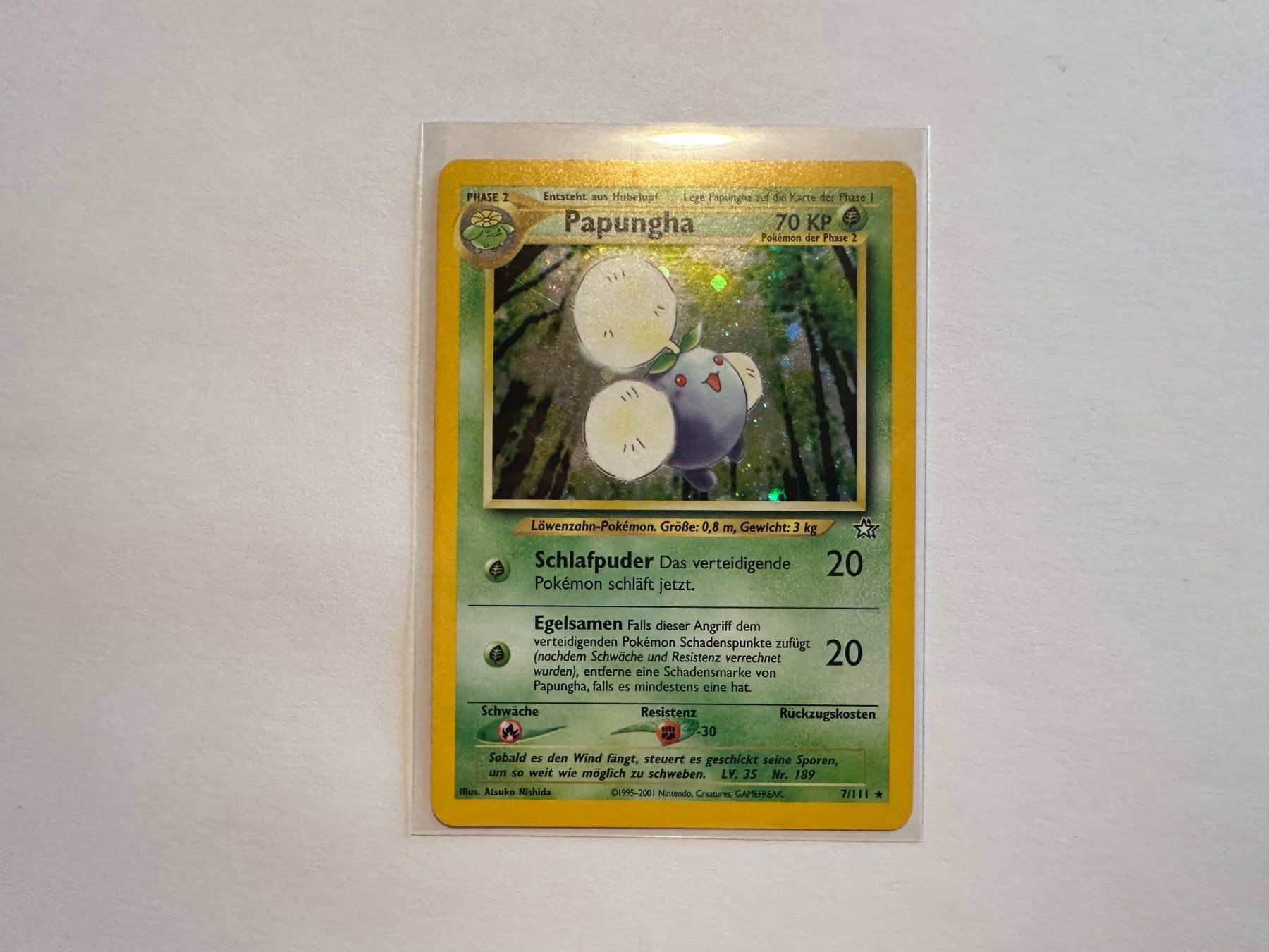 Pokémon Carte collezionabili: Papungha holo Neo Genesis DE – Usato da Hagendorn venduto da Pokecollectorch