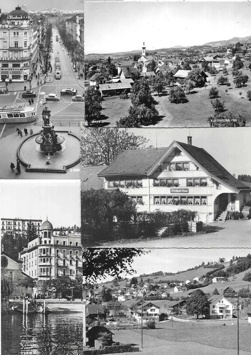 Ansichtskarten: 800 Stk. Ansichtskarten schwarz/weiss ca.1940-1970/ca.3kg – Gebraucht aus Schocherswil von prinzipal60 9