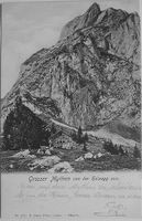 ALPTHAL Grosser Mythen von der Holzegg aus, gel. 1904