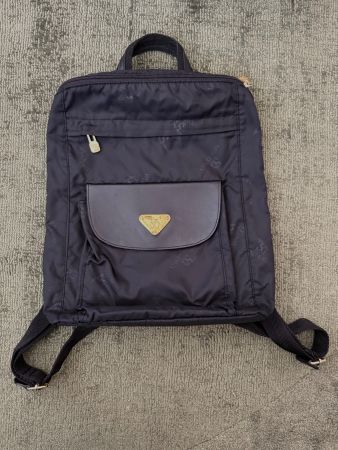 Original MAISON MOLLERUS Vintage City-Rucksack – Jacquard
