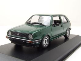 VW Golf II Phase I 1983-1987 dunkelgrün met.         1:43
