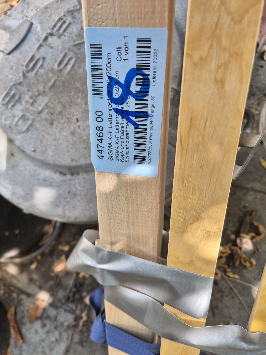 Reti a doghe: Lattenrost 2×90 ×200cm – Usato da Basel venduto da dhe_qbg8 2