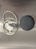 Google Nest Mini 2nd gem Lautsprecher anthrazit mit Netzteil