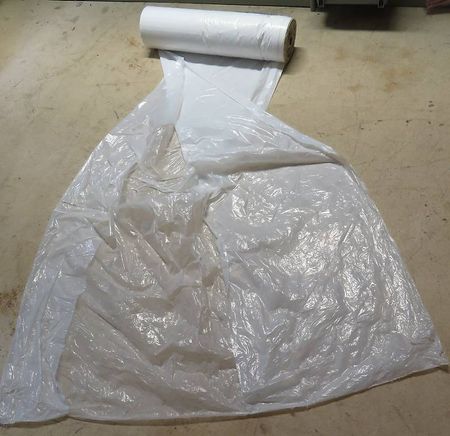 Sitzschutz, Sitzüberzug auf Rolle, leichter Plastik