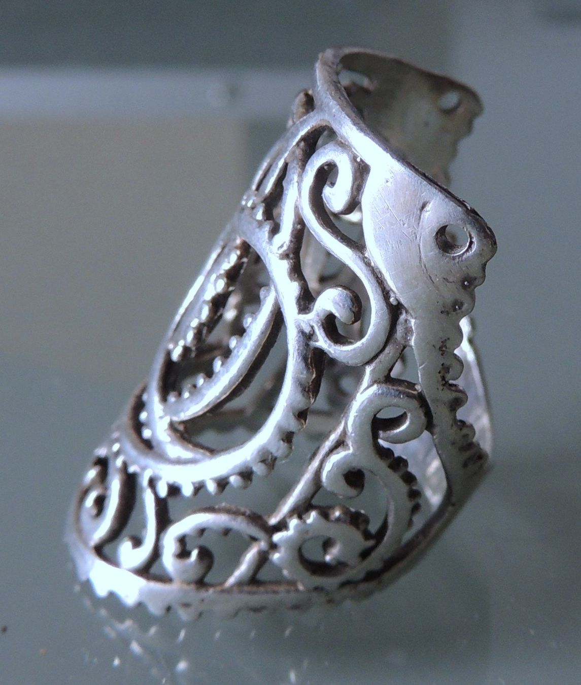 Anelli: Silber 925 Fingerring Gr. 53 – Usato da Waldenburg venduto da schaller707 1
