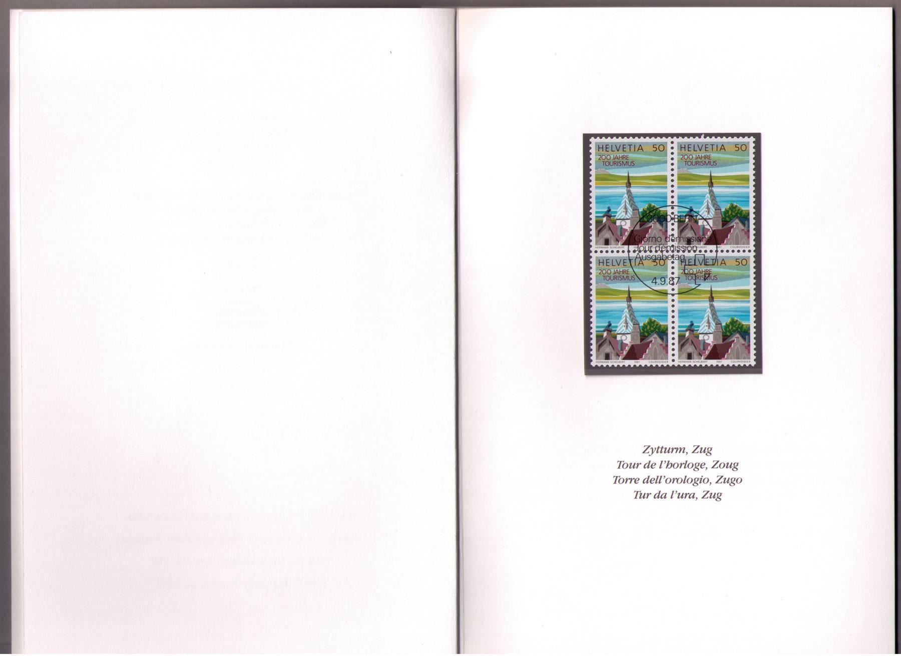 Tutti i francobolli: 1987 TOURISMUS-BLOCK_GESCHENKHEFT_Block+Vb ET ! – Usato da Marthalen venduto da Ch_quality 4