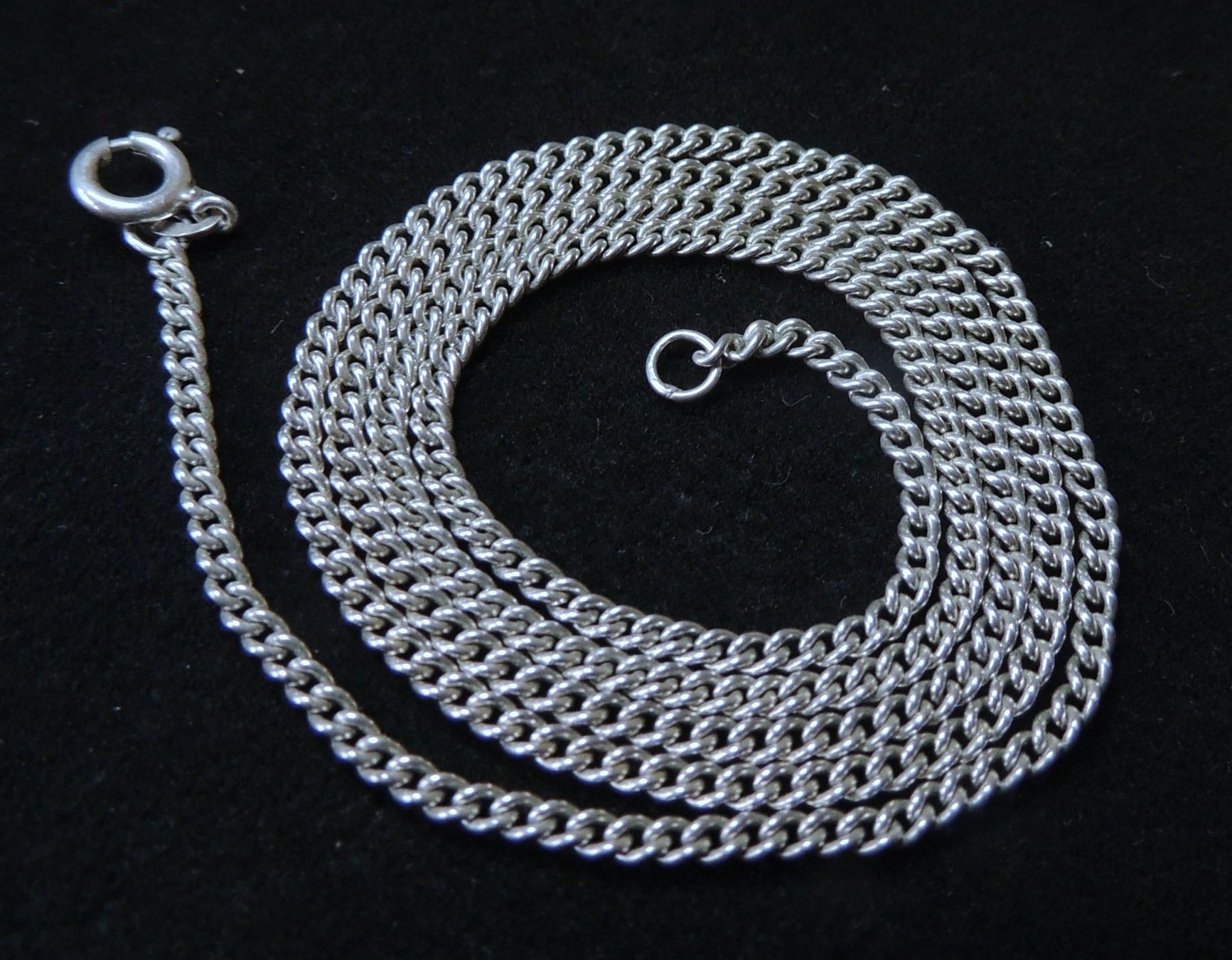 Catenine: Silber 800 Panzer Halskette 50 cm / 2 mm – Usato da Waldenburg venduto da schaller707 1