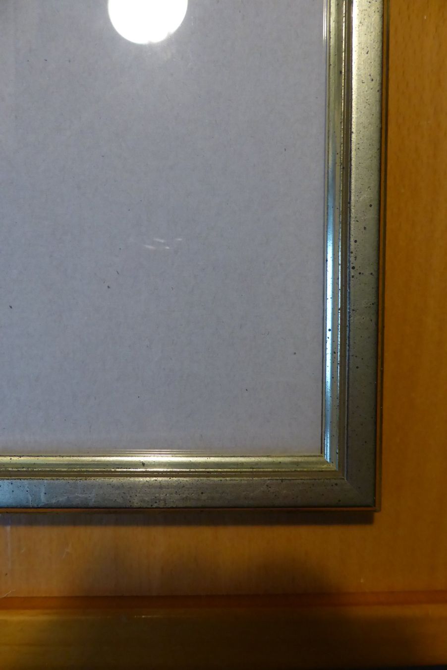 Bilderrahmen: Antiker Bilderrahmen - Goldrahmen - 28 x 36 cm – Neu (gemäss Beschreibung) aus Brunnadern von lavendel 2