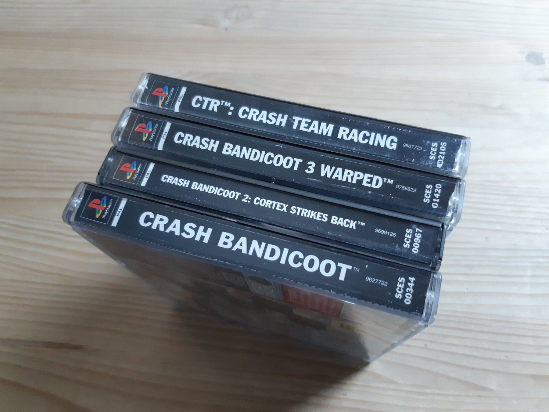 Sony Spiele: Crash Bandicoot PS1 Set 1 2 Cortex Strikes Back 3 Warped CTR – Gebraucht aus Welschenrohr von  4