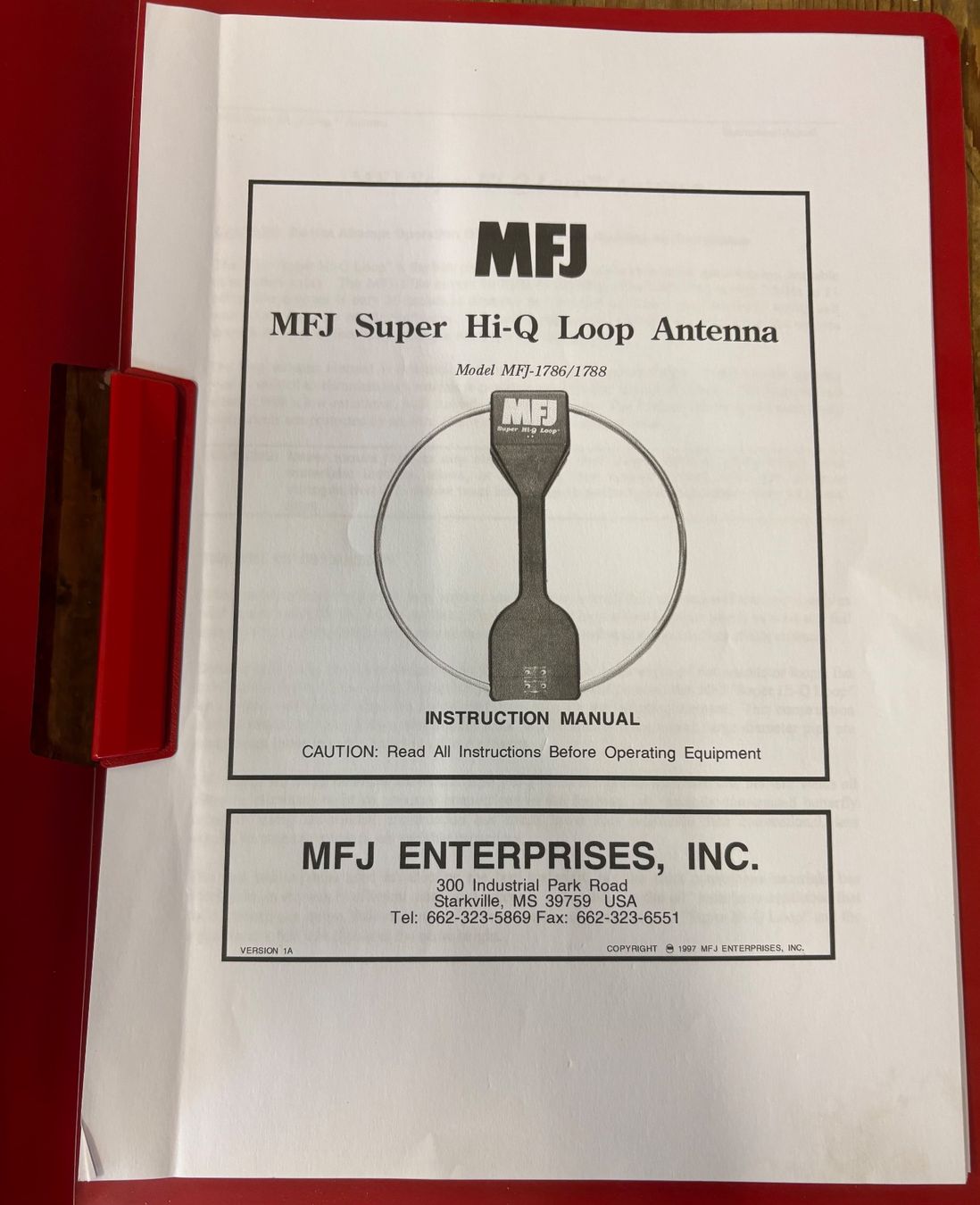 Funktechnik: Magnetantenne MFJ Loop Antenne gebrauchter Zustand – Gebraucht aus Wiesendangen von plus-minus 7
