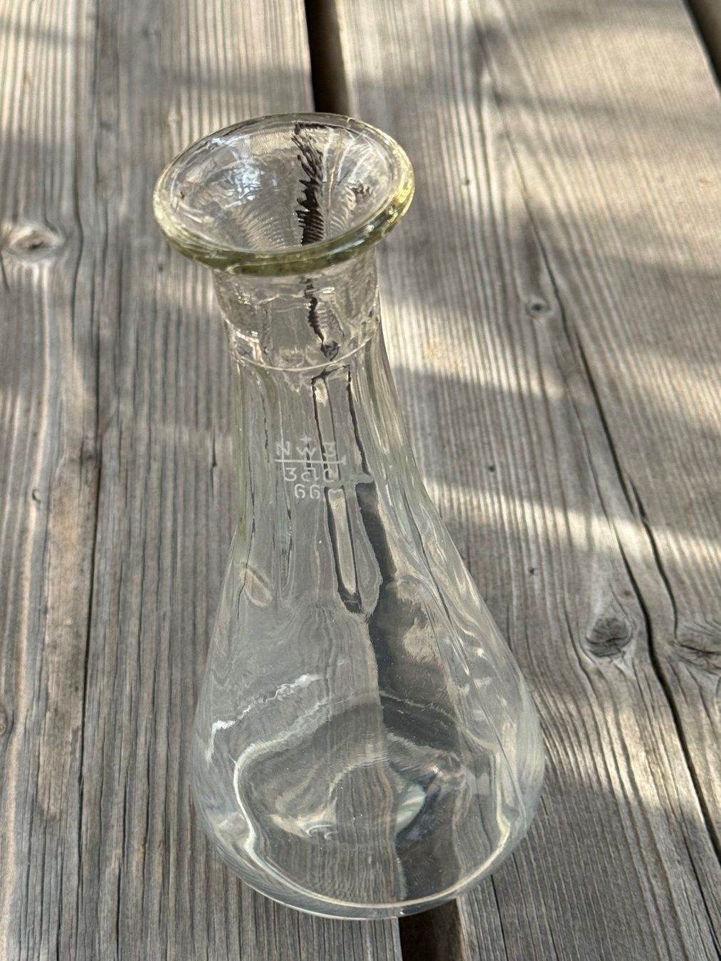 Caraffe: Antike Weinkaraffe, geeicht 3dl. – Usato da Winterthur venduto da Barunggeli 2