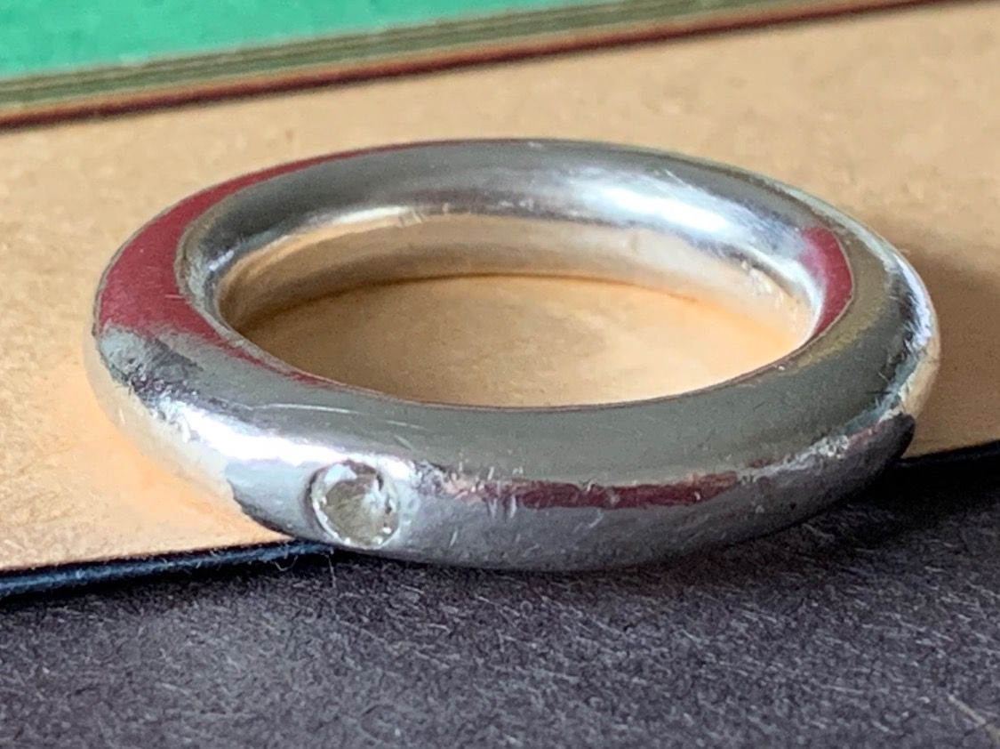 Anelli: Silberring Stone - classico (54) – Usato da Dittingen venduto da Bijoubelle 2