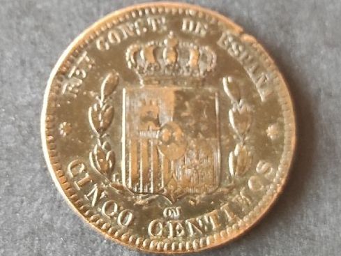 Alle Münzen: 5 centimos Espagne alfonsoXII – Gebraucht aus Couvet von lulul 1