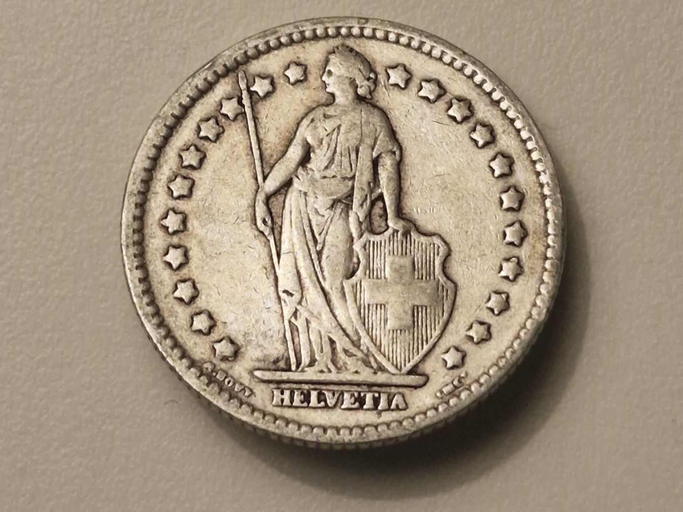 Tutti le monete: 1x 1 Fr. - 1920 - Silber/Argent 0.835 – Usato da Rüti ZH venduto da jpee 1