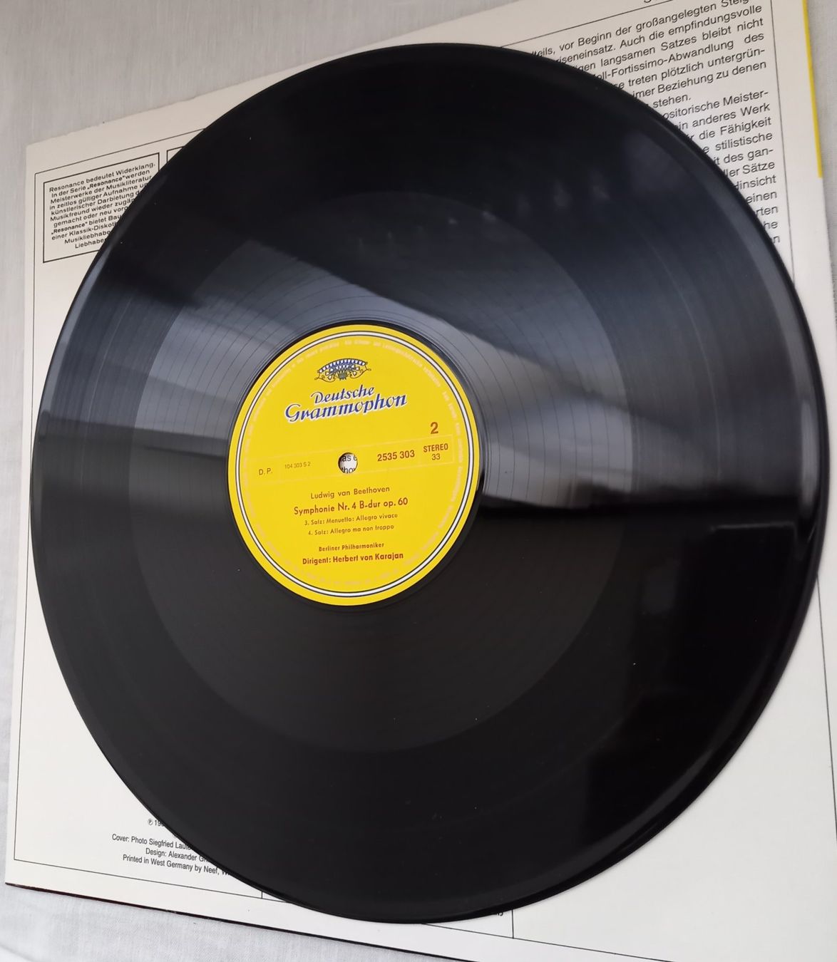 Dischi in vinile: KLASSIK-LP "Beethoven - Symphonie Nr. 4" – Nuovo (secondo la descrizione) da Binningen venduto da mar_2jlr 8