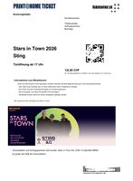 1 ticket to the Sting concert