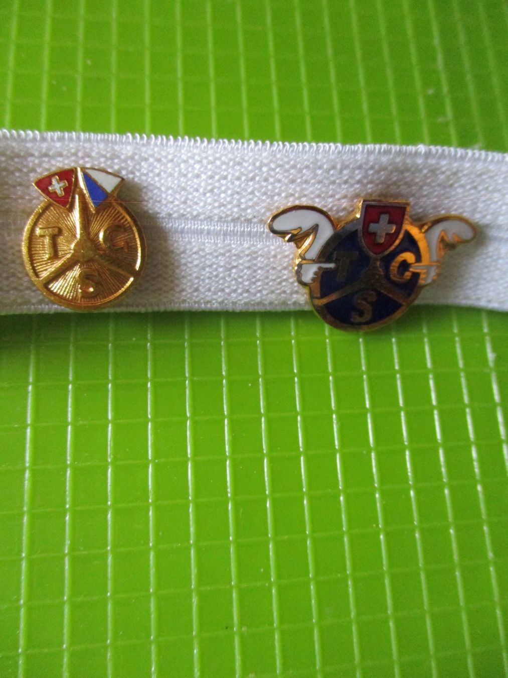 TCS Placchette & Badge: 6 TCS  Abzeichen / Pin – Usato da Ottikon Gossau ZH venduto da hokuspokus 3