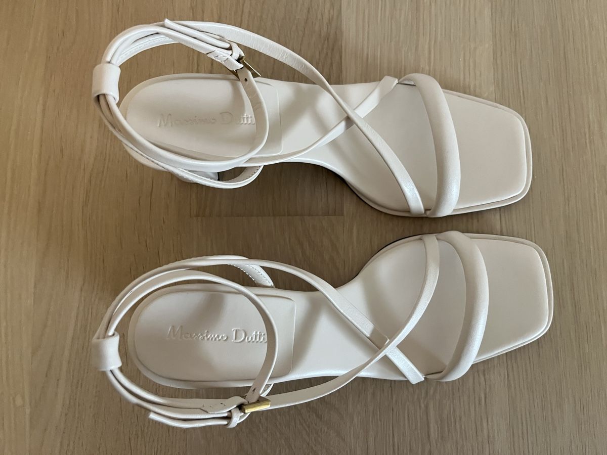 Massimo Dutti Damenschuhe: Massimo Dutti Sandalen Absatz beige – Neu (gemäss Beschreibung) aus Zürich von giuliak 2