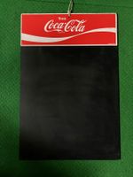Coca-Cola Reklametafel zum Beschriften.
