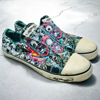 Ed Hardy x Christian Audigler Baskets Skull. Pointure 46