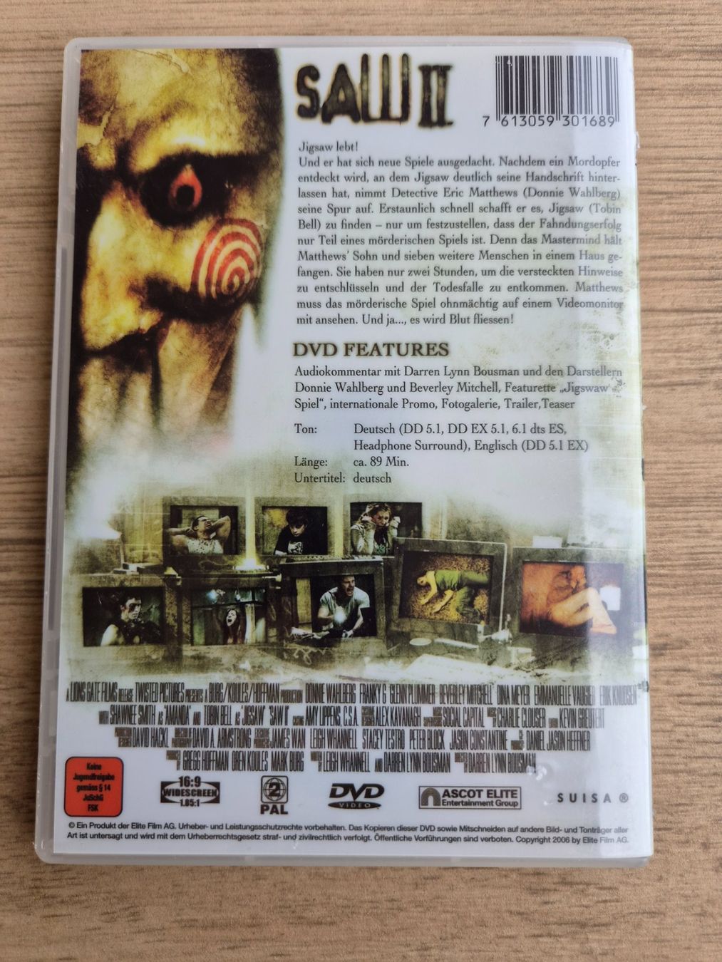 Alle DVDs: DVD "Saw 2" – Gebraucht aus Diegten von herala 1